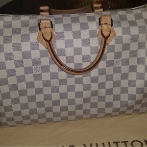 LV Damiere Azur Speedy 35 in used but great condition.